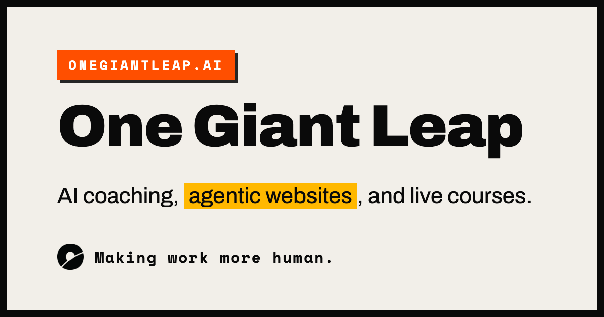 One Giant Leap AI — photo from the business website